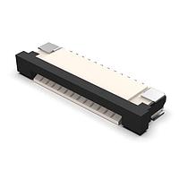 GCT (Global Connector Technology) FFC3B07-12-T ບອດມາວນ 12W, 1.0mm FFC Conn, R/A,Bot Cont, Slide, H2.5mm,SMT,Tin,T&R