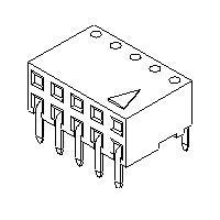 Molex 90152-2310 ຊໍເກດ C-Grid PCB Conn DR H n DR Horz Au-F 10Ckt