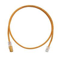 Panduit UTPKCH10MOR ສາຍສັ້ນຄອບເປີທີ່ມີກະແຈກລະບົບ Cat 5e Keyed Copper Patch Cord, Cat 5e, ສີສົ້ມ