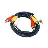 AIM-Cambridge / Cinch Connectivity Solutions 603DMGP ສາຍສຽງ Audio DUBBING TRIPLE RCA GOLD, 3 FT