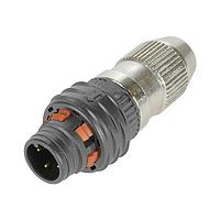 HARTING 21031111315 ຕົວເຊື່ອມ M12-S-PPI-CC-IDC-3P-ACOD-M-STR, M12-S PP ຜູ້ຊາຍກັບທາງກັບ A-coded 3-ຂາບໍ່ມີການປົກກັນ