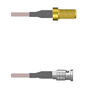 Amphenol Custom Cable Q-7100V0005018i ສາຍສັນຍານ RF SMA-SJ/HDBNC-SP G316 18I