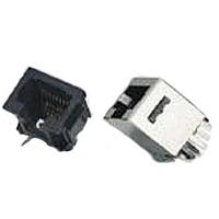 Amphenol Commercial Products RJE06-188-1220 ປຸ່ມຕໍ່ເຊື່ອມ 8P Modular Jack Vert Mt Unshielded