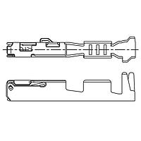 JST Automotive SAIT-A04GF-M064 ຕິດຕໍ່ລົດຍົນ ຂະໜາດຜູ້ຍິງ 0.64 ທອງ