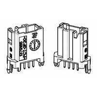 AMP Connectors - TE Connectivity 1379165-7 Shrouded 4W MQS HDR POS MATE BLACK