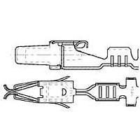 AMP Connectors - TE Connectivity 144432-1 (Cut Strip) Contact TIMER RECEPT ຕັດສະຕຣິບ 100 ຊິ້ນ