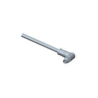 Amphenol LTW M12S-04BMMM-SR8S10 ເສັ້ນສາຍອ່ານສະເຊນ / ເສັ້ນສາຍອັກຊົເຕີ M Series Sensor Connector, M12, S Code, Metal, 12A, 04 pins, Male Connector, Male Contact, Right Angle, Screw Thread, Overmolded, ຄວາຍ 10000mm, IP68