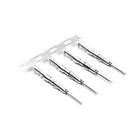 Amphenol SINE Systems SP24W2T ປິນຕິດຕໍ່, ປັດຢ່າງ, ການຄຸມປົວດ້ວຍດິນກະຫຼອງນິເກວ, ຂະໜາດສາຍ .14-.25mm, 26-24 AWG, ມີ 3 ຂອງ. 3,000 ຊິ້ນ. ມົດ