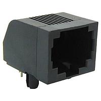 Stewart Connector SS-90000-001 ປຸ່ມ RJ45 ຮູບແບບມຸມຂວາ 8 ຕິດຕໍ່ 8 ຕຳແໜ່ງ ບໍ່ມີການປ້ອງກັນ