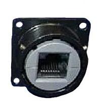 Amphenol Socapex RJF22N00 ສາຍສະເພາະ Circular RJ45 Cordset PCB Solder Sq Flange