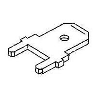AMP Connectors - TE Connectivity 63525-1 (CUT STRIP) PC Tab 187 PCB ຕັດສະຕຣິບ 100 ຊິ້ນ