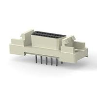 AMP Connectors - TE Connectivity 5749069-1 ຕົວເຊື່ອມ D-Sub - ຄວາມໜາແຮງມາດຕະຖານ 20 50SR VERT RCPT ASSY