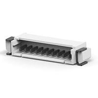 AMP Connectors - TE Connectivity 1-1734261-0 ປົກຄຸມ 10 POS HDR R/A SMT 1.25mm
