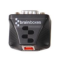 Brainboxes US-320 USB ເປັນ RS-422/485 ພອດດຽວຂະໜາດກະທົບ RS422/485 ຮັບຮອງ USB ຄວາມໄວ 1MBaud