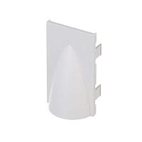 Panduit CHBHIW ກອງປົກຄອງສາຍໄຟຟ້າແລະທາງຜ່ານສາຍ ກະແຈປົກຄອງມຸງຫົວໜ້າ ແບບແທ້ງ, ສີຂາວແບບອອບ