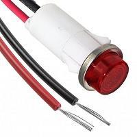 VCC 1092C1-12V ອິນດິເຄເຕີ PMI RED HI-HAT 12V ມີສາຍສອງ