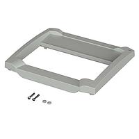 BOPLA 20161235 ກະແຈ FRAME, ຕິດດ້ວຍກຸ່ມສະໝຸດ, BOCARD, 199 X 178 X 19MM, ສີເທົາໃບເຫຼືອນ, ເປີດ, ABS, BCD 160 FO-K-7035