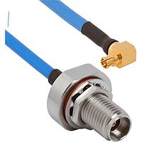 Amphenol SV Microwave FRSMPM-085-FB292-180 ສາຍສັນຍານ RF SMPM R/A F 2.92mm BKHD F 18" Cable