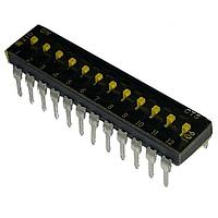 CTS Electronic Components 210-12LPST ສະຫຼັບ DIP 12 ສ່ວນສະຫຼັບ SPST
