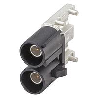 Rosenberger 59S2DU-40MT5-A ປລັກຕໍ່ສາຍ PCB ບອດ PC-Board SMD ມຸມຂວາ A ສີດຳ