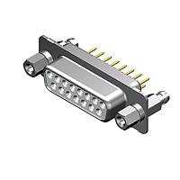 Molex / FCT 173109-1952 ຕົວເຊື່ອມ D-Sub - ຄວາມໜາ້ນມາດຕະຖານ FCT DSUB STR PC RCPT 9 PN