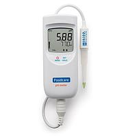 HANNA HI99161 ເຄື່ອງວັດ pH HACCP ແບບພົກພາສໍາລັບອາຫານແລະນົມ (-2.00~ 16.00 pH)