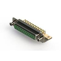 EDAC 630-M25-340-GN6 ຕົວເຊື່ອມ D-Sub - ຕົວເຊື່ອມ D-Sub ມຸມຂວາ ຄວາມໜາແບບມາດຕະຖານ