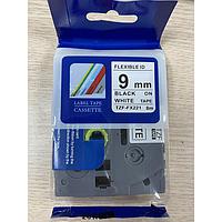 BROTHER TZF-FX221 ປ້າຍກຳກັບ (Black on white Tape Print 9mm)