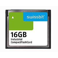 Swissbit SFCF016GH1AF2TO-I-GS-52P-STD ບັດ Compact Flash ອຸດສາຫະກຳ Compact Flash Card, C-56, 16 GB, PSLC Flash, -40C ຫາ +85C