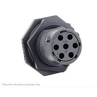 Eaton Souriau-Sunbank UTSX7147S ຮອບຮອງ Jam nut receptacle, ບໍ່ມີຫົວຄົງຫົວ, ສໍາລັບ 7 ຕິດຕໍ່ຍິງ, IP68/69K