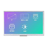 Riverdi SM-RVT70AQBNWN00 ຈໍ TFT LCD 7.0", EVE3, ບໍ່ມີກກອງ, ບໍ່ມີການສະຕິດສອດ