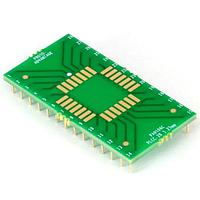 Chip Quik PA0106C ອາແດບເຕີ JLCC-28 ເປັນ DIP-28 SMT Adapter (50 mils / 1.27 mm pitch) Compact Series