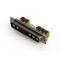 EDAC 629-17W5640-7N2 ຕູ້ຕິດຕໍ່ D-Sub ປະສົມມຸມຂວາ ຕູ້ຕິດຕໍ່ພະລັງງານ Combo D-Sub