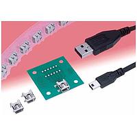 Hirose Electric UX20-MB-5P ຂໍ້ມູນ Mini USB Type B Connectors USB2.0 STD CONN PLUG STR