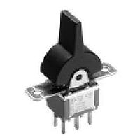 Alcoswitch - TE Connectivity A205J61ZQ0004 ສະຫນັບສະຫນູນ Rocker 5A @ 120V ສາຍສົມຕິ Wire Lug (ON)-NONE-(ON) SPST