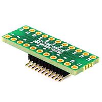 Chip Quik DIP300-SOIC-22N DIP Sockets DIP-22 (0.3" width, 0.1" pitch) ເຖິງ SOIC-22 Narrow (1.27mm pitch, 150/200 mil body) ອະແດັບເຕີ