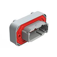 Amphenol SINE Systems ATM15-12PA-BM03 12-ທາງ Str Flng Mnt PCB Rcp 12POS ສີເຫຼືອງ Tin Cont A