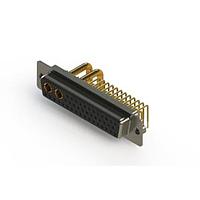 EDAC 630-43W2650-3TA ຕູ້ຕິດຕໍ່ D-Sub ປະສົມມຸມຂວາ ຕູ້ຕິດຕໍ່ພະລັງງານ Combo D-Sub