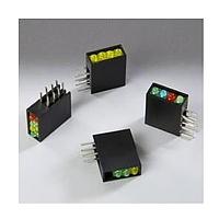 BIVAR H485CGDL ຕົວບອກກະດານວົງຈອນ LED CBI ສີຂຽວ 565nm ລະດັບສີ່ 1.8mm