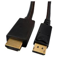 Bel BC-DH010F ສາຍຕໍ່ອະເດບເຕີ DisplayPort 1.2/HDMI 28AWG 10ft
