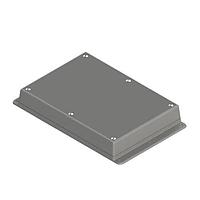 Serpac WM071RI,GY ຕິດຜັງ 6.88 x 4.88 x 1.11 ສີເຫຼືອງເຂົາ