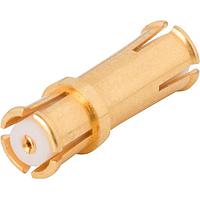 Amphenol SV Microwave 1290-4009 ຕົວແປງ RF - ໃນຊຸດ SMP F ເຖິງ F Bullet 50 Ohm OAL 0.396