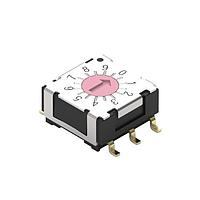 Wurth Elektronik 428542320810 ສະຫນັບສະຫນູນການຫຼຽນວຽກ WS-ROSV Rot Swi IP67 10Pos Hor Red SMT