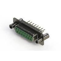 EDAC 628-M15-621-GT4 ຕົວເຊື່ອມ D-Sub - ຕົວເຊື່ອມ D-Sub ປະເພດຄວາມໜາແຮງມາດຕະຖານ ແບບຕັ້ງຕົວຢ່າງຕັດຈັດ