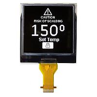 Futaba ELW1501AA ຈໍສະແດງ OLED PMOLED 128x128 ສີຂາວ ຈໍສະແດງຂະໜາດ 1.5 ນິ້ວ