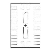 Semtech SC283WLTRT ຕົວຄວບຄຸມລະດັບລົງຂັ້ນທີ່ກົງຈົດ DUAL 2.5MHZ SYNC BUCK CONV