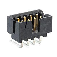Molex 87833-1025 Shrouded MGrid Hdr DR RA Slot Stdf.76AuLF 10Ckt