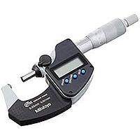 Mitutoyo 395-251-30 BMS-25MX Micrometer, IP65, Spherical Face, 0-25 mm, 0.001 mm