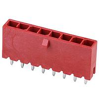 Molex 216571-3027 ພິບບີ Receptacle Versa Color Vert Header Thru Hole Single Row 7 Ckts (Au) GloWire Red