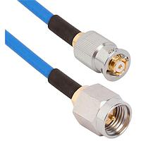 Amphenol SV Microwave FQSMP-085-MSSMA-120 ສາຍສະບັບ RF SMP F QB ເຖິງ SMA ຕົວຜູ້ຊາຍຕົວກົງ M 12" ສາຍ